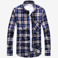 2021 formal plaids office shirts for men